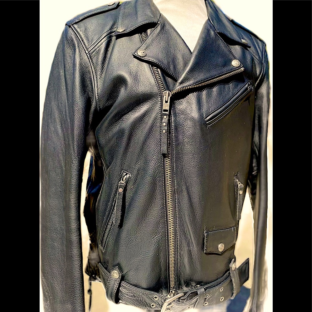RARW AUTHENTIC HARLEY DAVIDSON IRON JAW WILLIE G skull LEATHER Jacket9714507VM☠️
